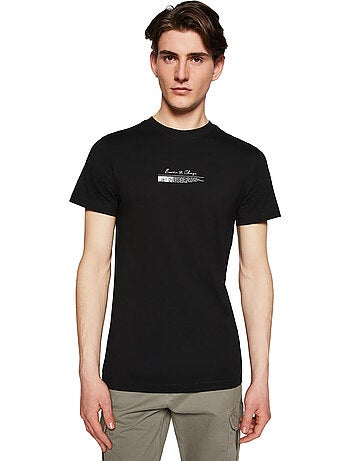 T-shirt motif/style papillon become the change 2.0 - mister tee