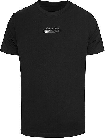 T-shirt motif/style papillon become the change 2.0 - mister tee