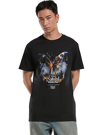 T-shirt motif/style papillon the natural beauty - mister tee