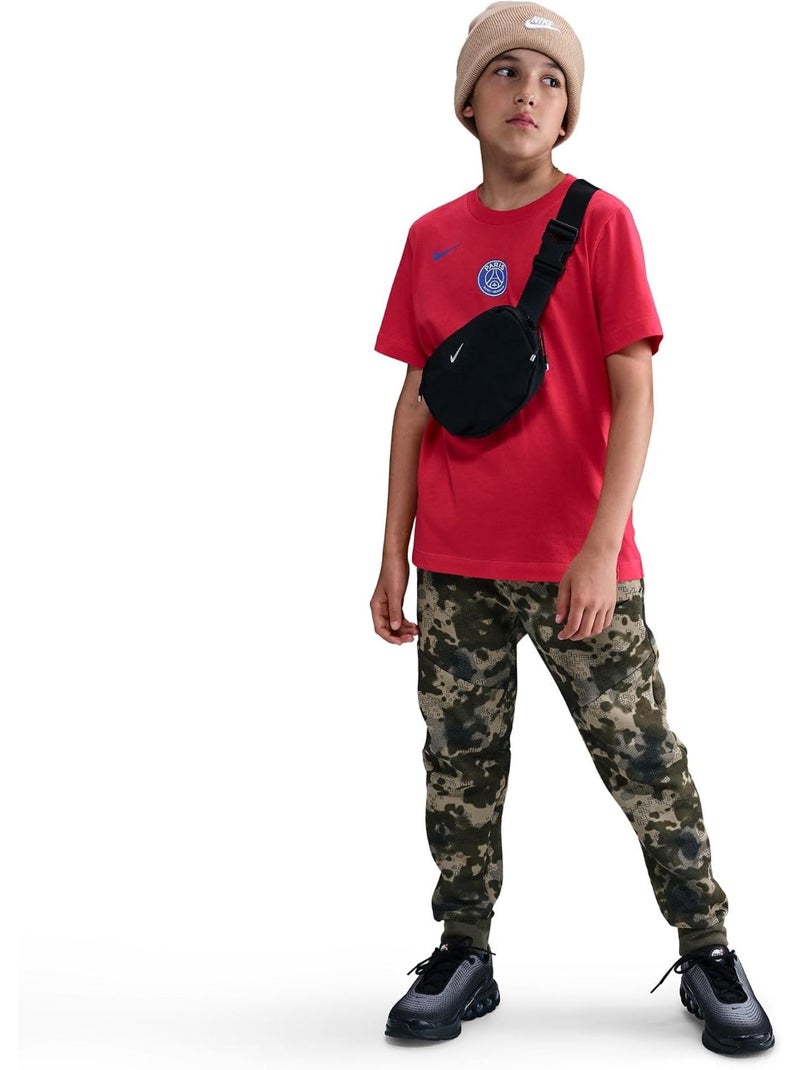 T-shirt motif/style paris saint-germain total - nike Rouge - Kiabi