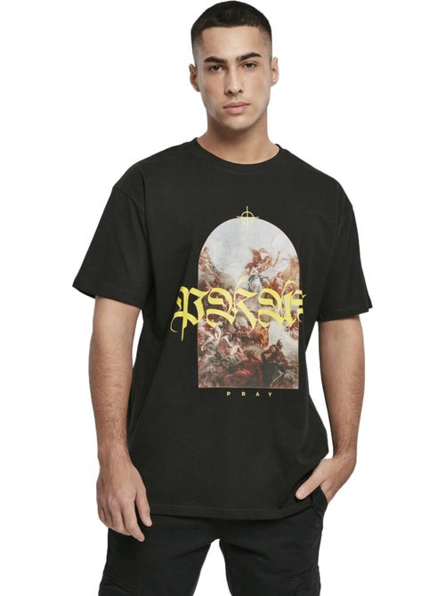 T-shirt motif/style peindre pray - mister tee - Kiabi