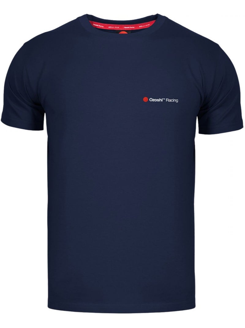 T-shirt motif/style petit logo - ozoshi Bleu marine - Kiabi