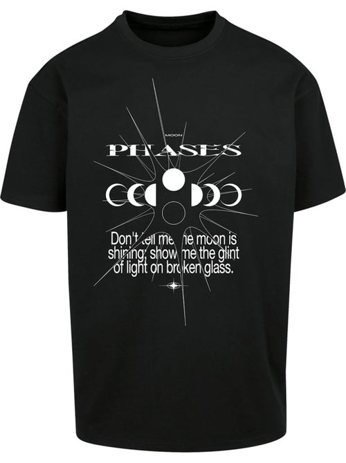 T-shirt motif/style phases de la lune - mister tee - Kiabi