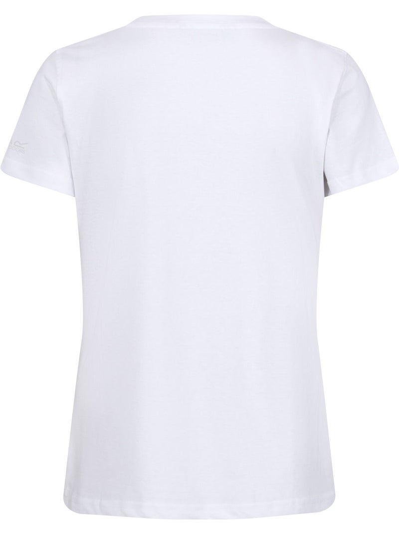 T-shirt motif/style photo filandra - regatta Blanc - Kiabi