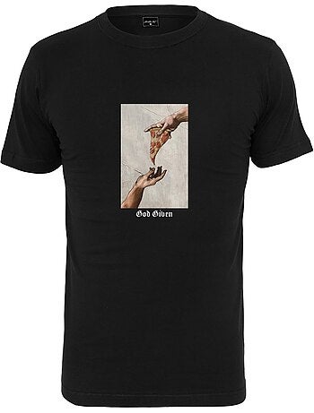 T-shirt motif/style pizza - mister tee