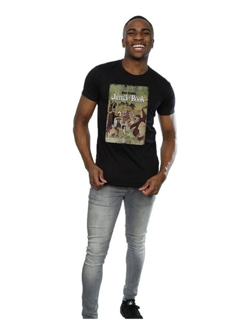 T-shirt motif/style poster - le livre de la jungle (baloo, kaa, mowgli, shere khan) - Kiabi