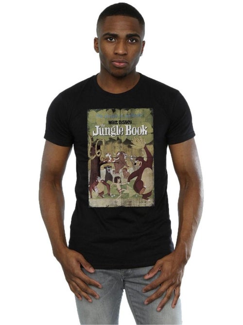 T-shirt motif/style poster - le livre de la jungle (baloo, kaa, mowgli, shere khan) - Kiabi