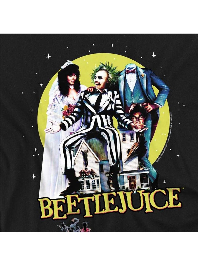 T-shirt motif/style poster revisited - beetlejuice Noir - Kiabi