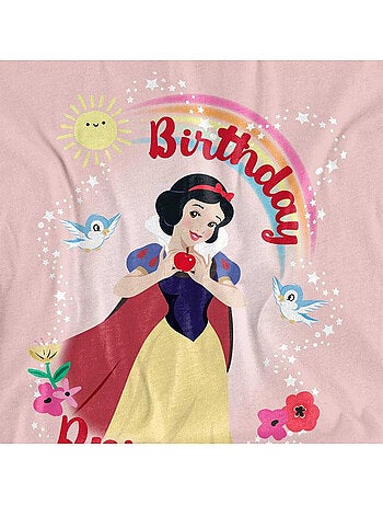 T-shirt motif/style princesse - blanche-neige et les sept nains
