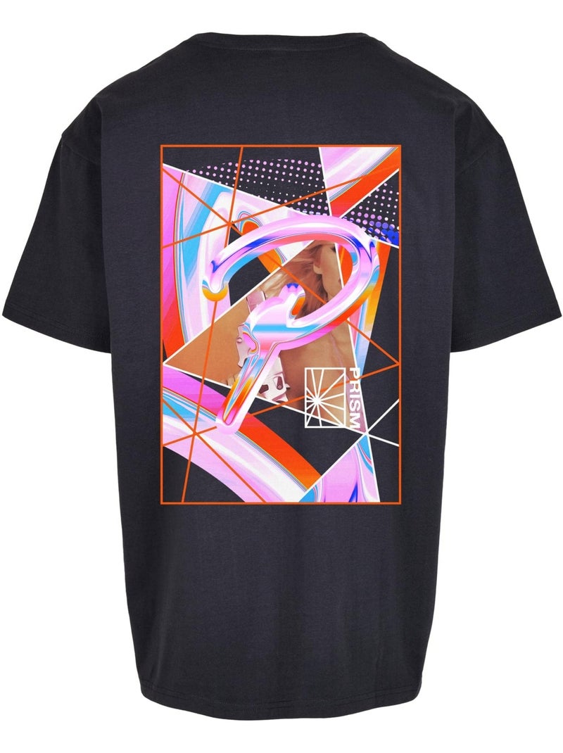 T-shirt motif/style prisme - mister tee Bleu marine - Kiabi