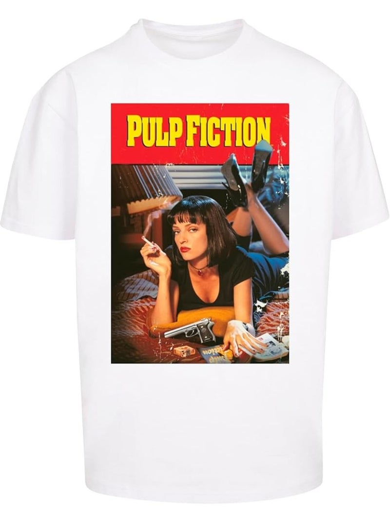 T-shirt motif/style pulp fiction poster - merchcode Blanc - Kiabi