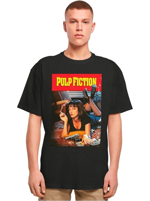 T-shirt motif/style pulp fiction poster - merchcode - Kiabi