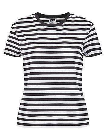 T-shirt motif/style rayé - urban classics
