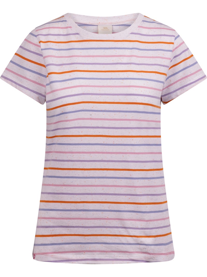 T-shirt motif/style rayé michaela - trespass Blanc Multicolore - Kiabi