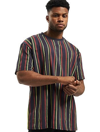 T-shirt motif/style rayures rétro - urban classics