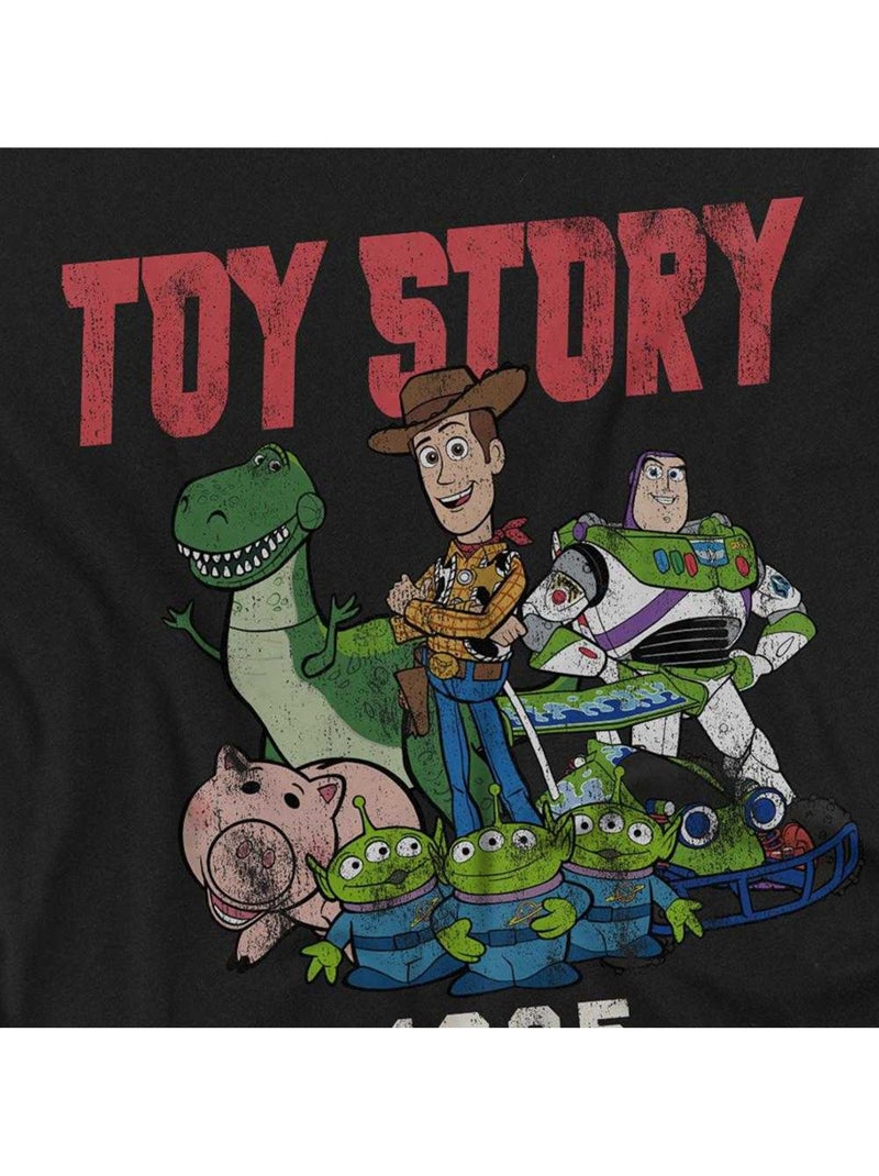 T-shirt motif/style rétro - toy story Noir - Kiabi