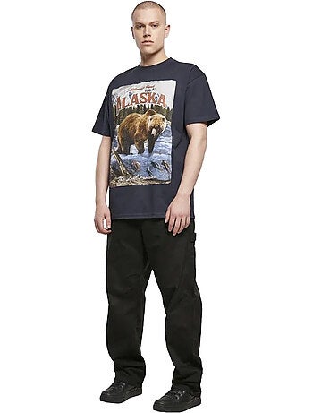 T-shirt motif/style rétro alaska - mister tee