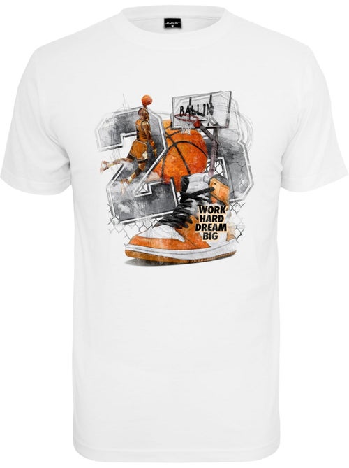 T-shirt motif/style rétro ballin - mister tee - Kiabi