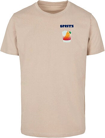 T-shirt motif/style rétro spritz - mister tee