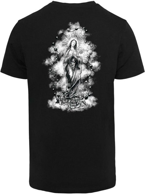 T-shirt motif/style rosaire marie - mister tee - Kiabi