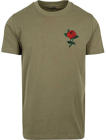 T-shirt motif/style rose - mister tee