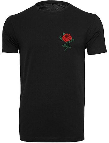 T-shirt motif/style rose - mister tee
