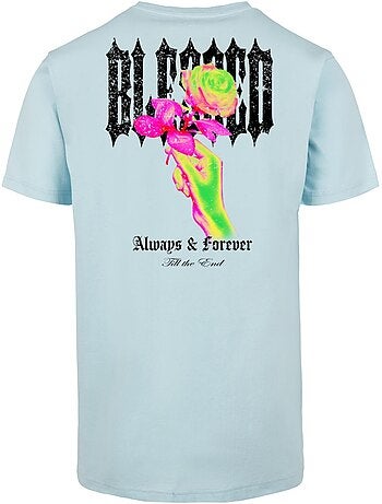 T-shirt motif/style rose blessed - mister tee