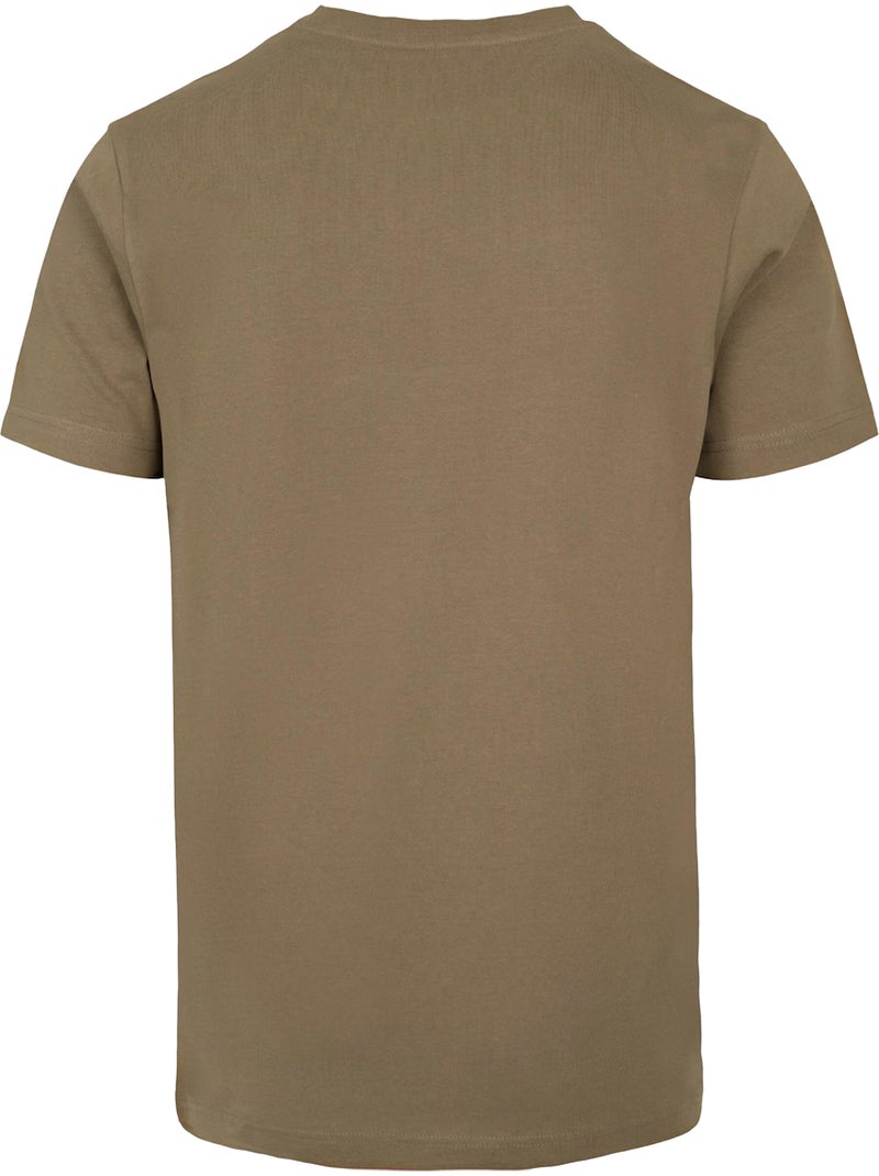 T-shirt motif/style rose lost youth - mister tee Kaki - Kiabi