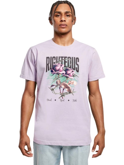 T-shirt motif/style roses righteous - mister tee - Kiabi