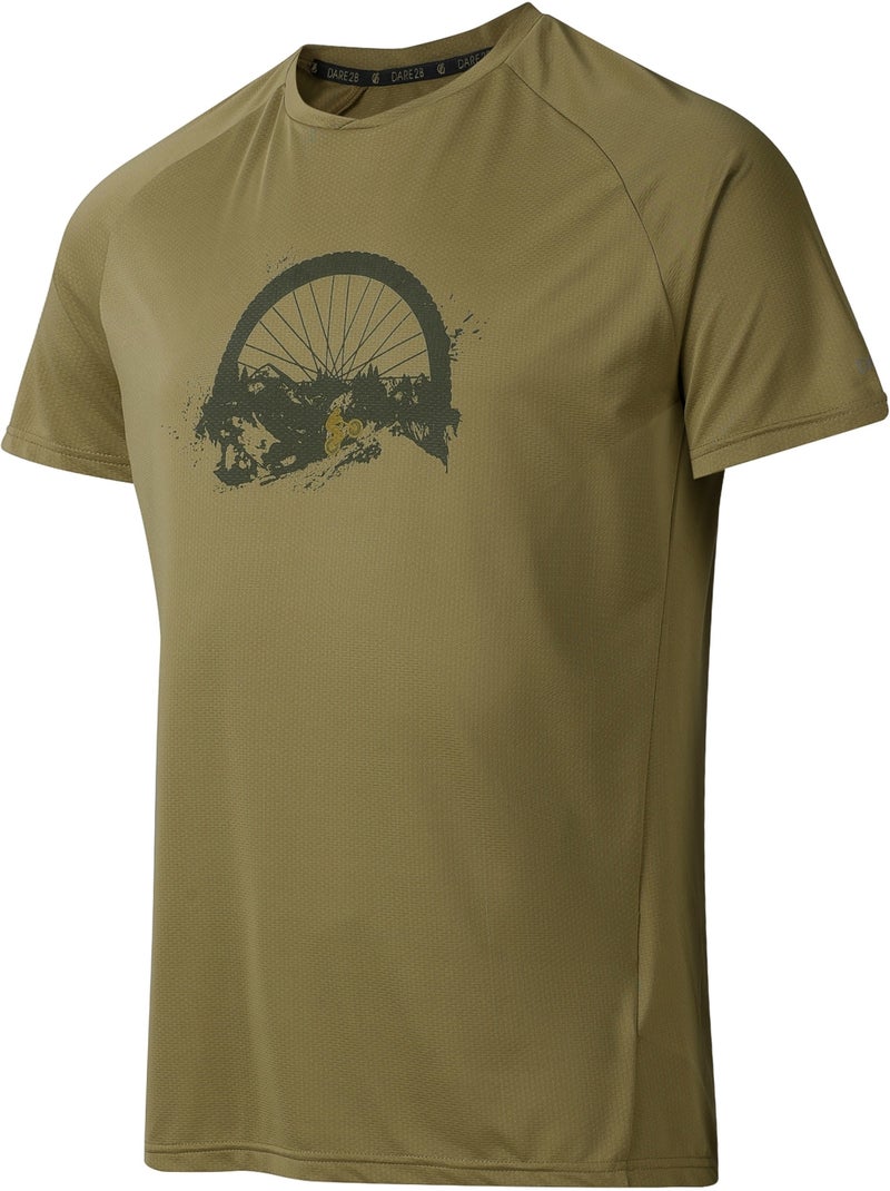 T-shirt motif/style roue tech - dare 2b Kaki - Kiabi