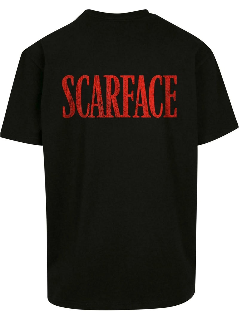 T-shirt motif/style scarface little friend - mister tee (tony montana) Noir - Kiabi