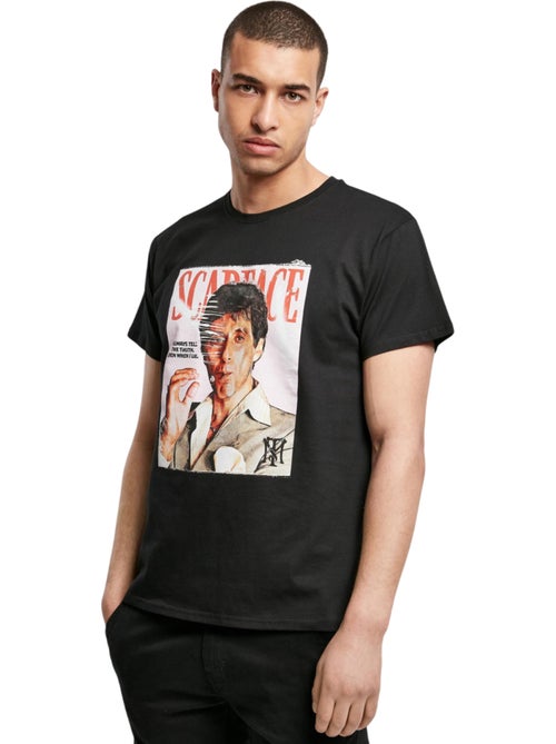 T-shirt motif/style scarface magazine cover - merchcode (tony montana) - Kiabi T-shirt motif/style scarface magazine cover - merchcode (tony montana) - Kiabi