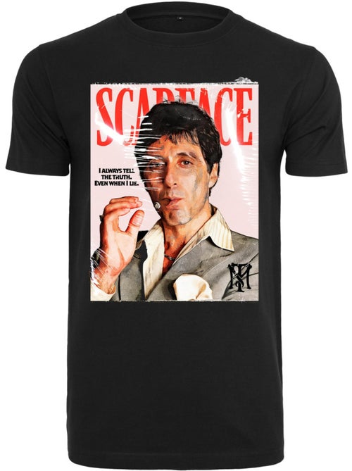 T-shirt motif/style scarface magazine cover - merchcode (tony montana) - Kiabi T-shirt motif/style scarface magazine cover - merchcode (tony montana) - Kiabi