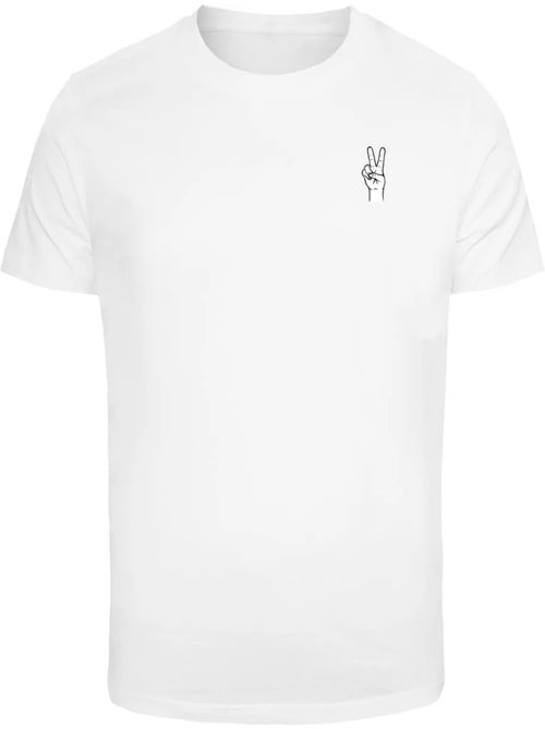 T-shirt motif/style signe de la paix - mister tee - Kiabi T-shirt motif/style signe de la paix - mister tee - Kiabi