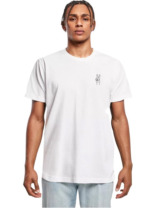T-shirt motif/style signe de la paix - mister tee - Kiabi T-shirt motif/style signe de la paix - mister tee - Kiabi