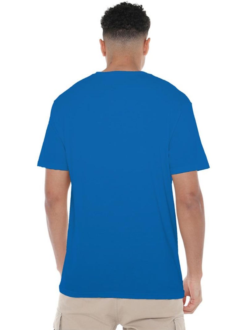 T-shirt motif/style silhouette de combat - asterix (astérix) Bleu roi - Kiabi
