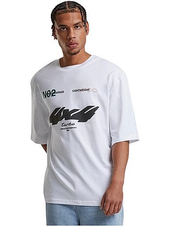 T-shirt motif/style sport automobile - mister tee