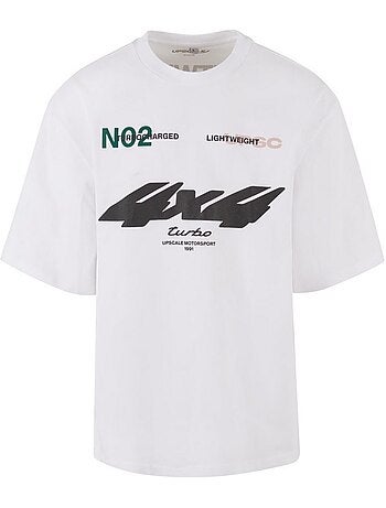 T-shirt motif/style sport automobile - mister tee