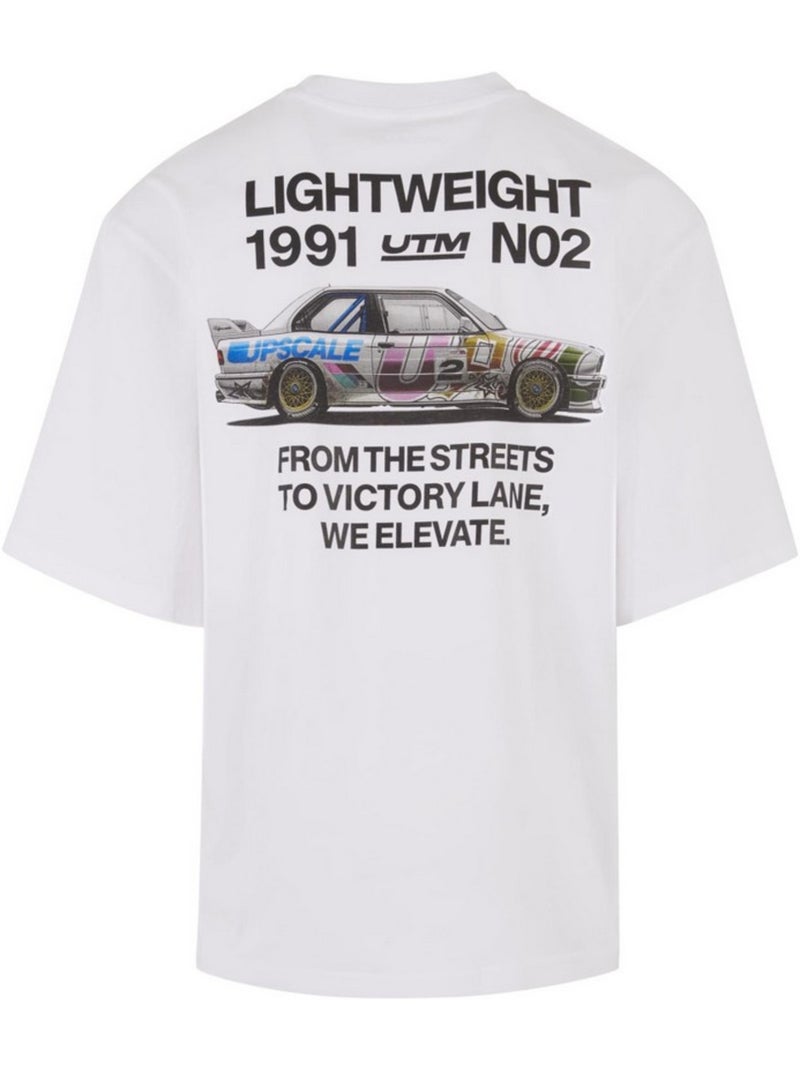 T-shirt motif/style sport automobile - mister tee Blanc - Kiabi