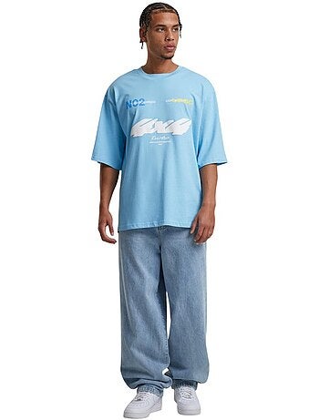 T-shirt motif/style sport automobile - mister tee