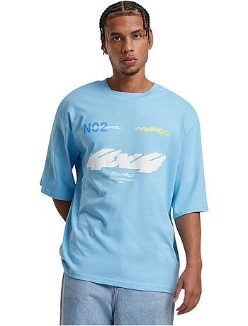 T-shirt motif/style sport automobile - mister tee