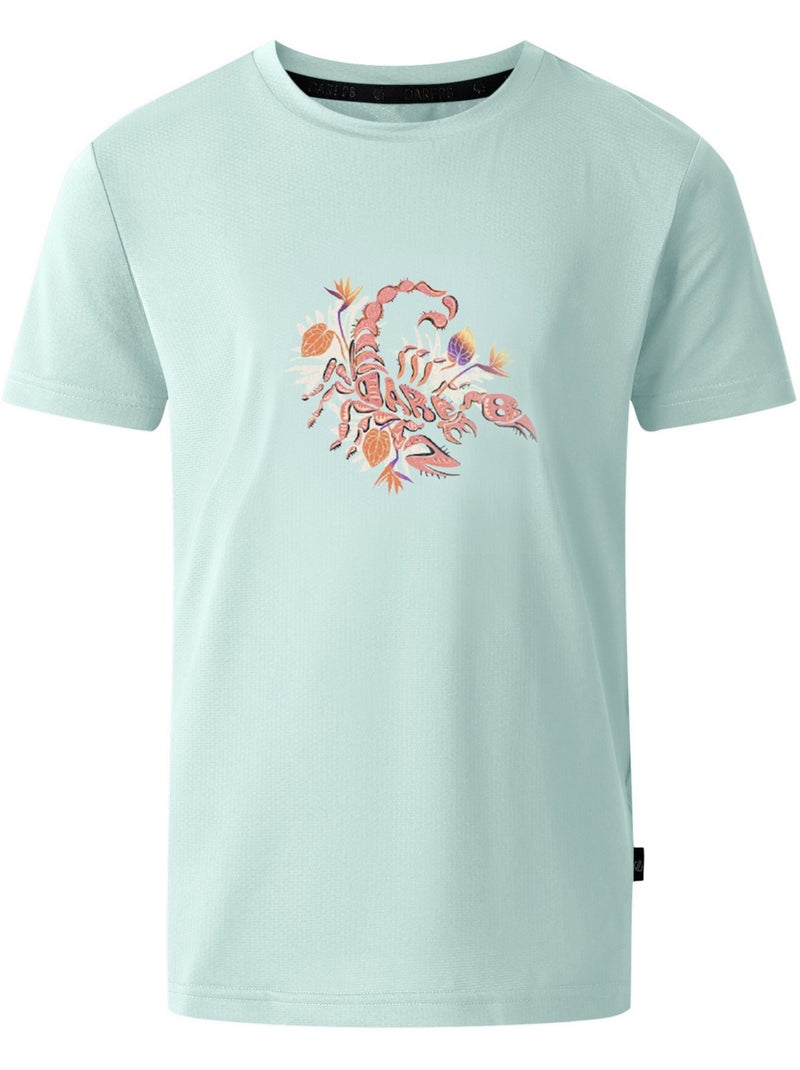 T-shirt motif/style squelette de dinosaure amuse - dare 2b Bleu clair - Kiabi