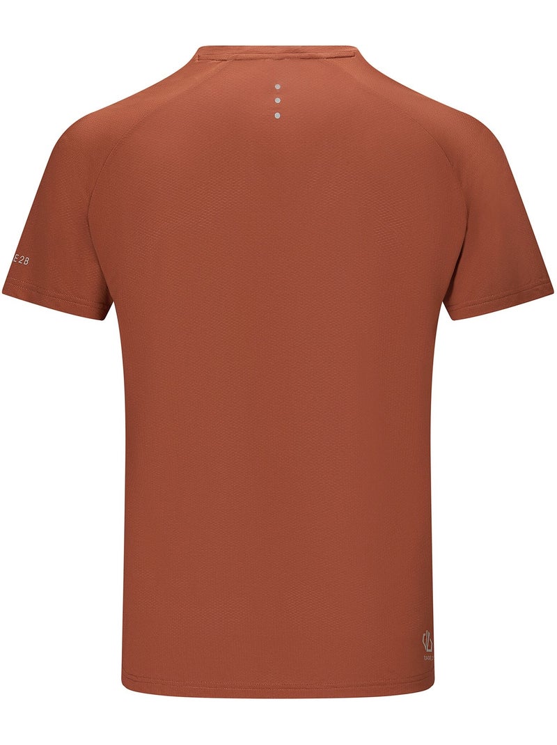 T-shirt motif/style superposé tech - dare 2b Orange - Kiabi
