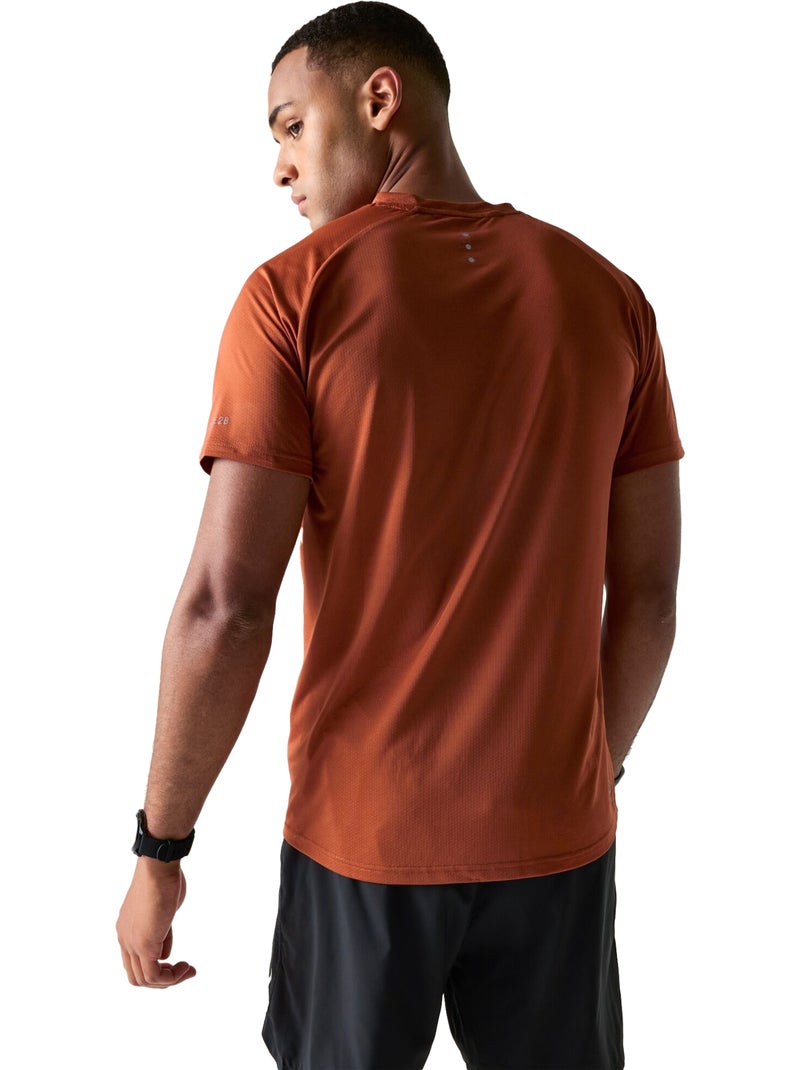 T-shirt motif/style superposé tech - dare 2b Orange - Kiabi