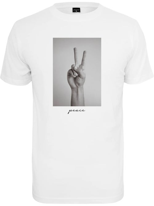 T-shirt motif/style symbole de la paix - mister tee - Kiabi T-shirt motif/style symbole de la paix - mister tee - Kiabi