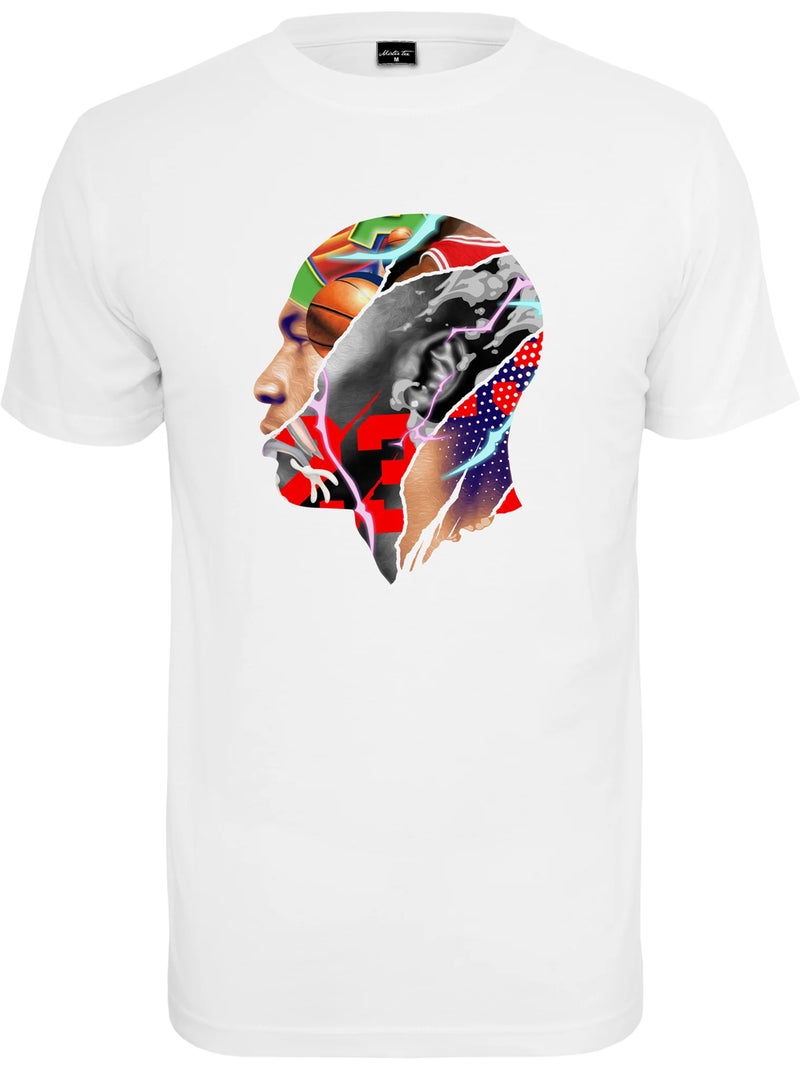 T-shirt motif/style tête legend - mister tee Blanc - Kiabi