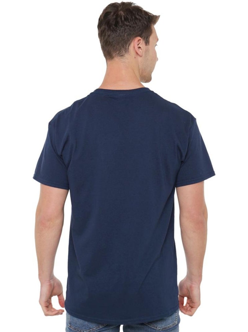 T-shirt motif/style texte - thor Bleu marine - Kiabi