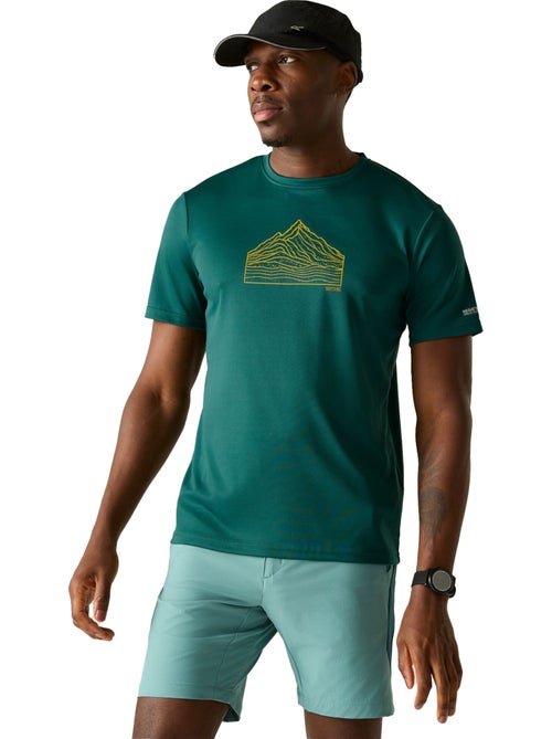 T-shirt motif/style topographique fingal - regatta - Kiabi