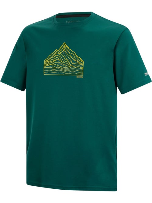 T-shirt motif/style topographique fingal - regatta - Kiabi