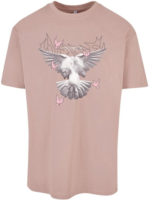T-shirt motif/style tourterelles - mister tee - Kiabi